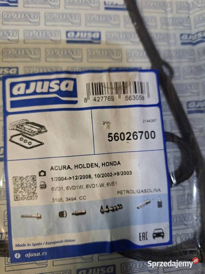 Uszczelka pokrywy zaworów Opel Frontera 32V6 osobowe Dobruchna