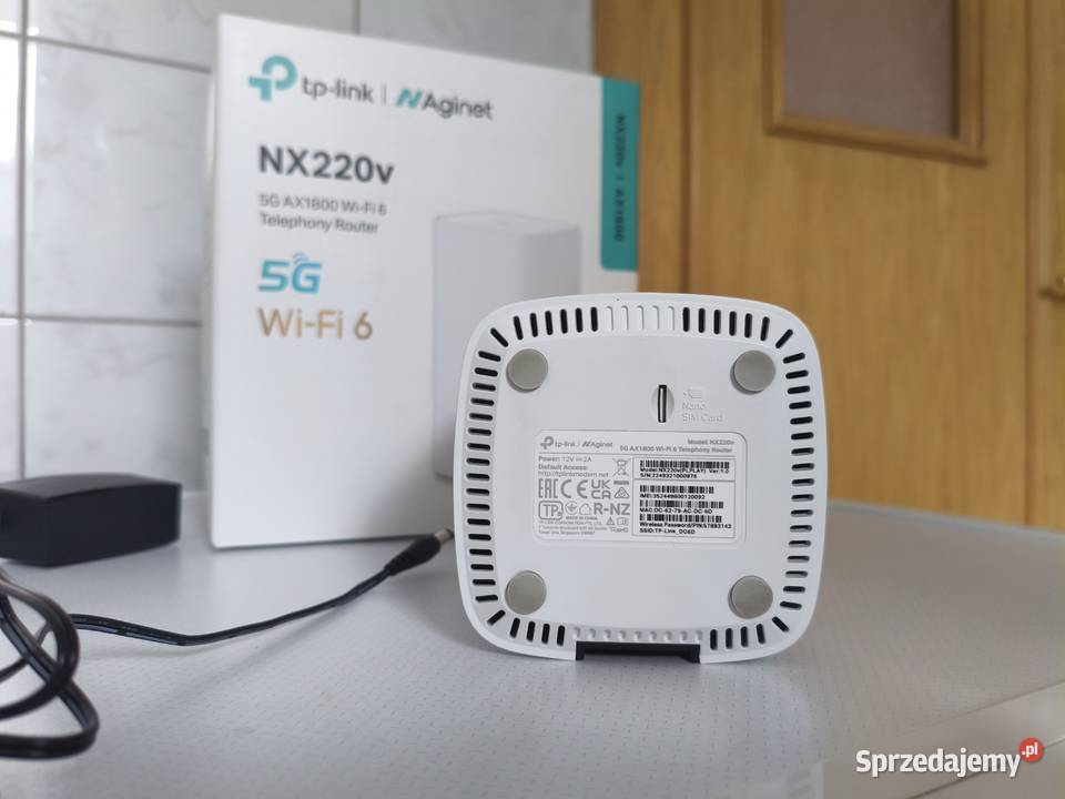 Router 5G TPLink NX220v WiFi 6 Kupiony gotówkę w Pozostałe
