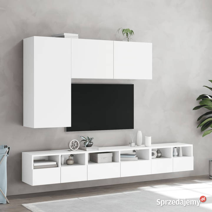 Szafka pod telewizor ścienna biała 100x30x41 Warszawa