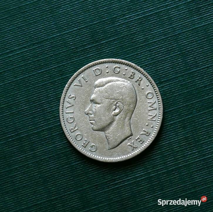WIELKA BRYTANIA 2 szylingi floren 1949r Gliwice