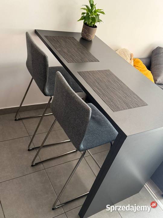 Stolik barowy z krzesłami zestaw kuchenny Kraków