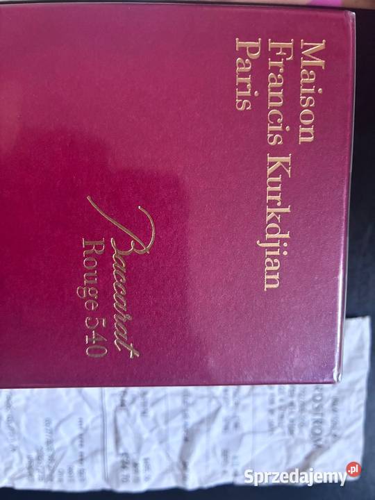 Baccarat Rouge 540 Maison Francis Kurkdjian mazowieckie