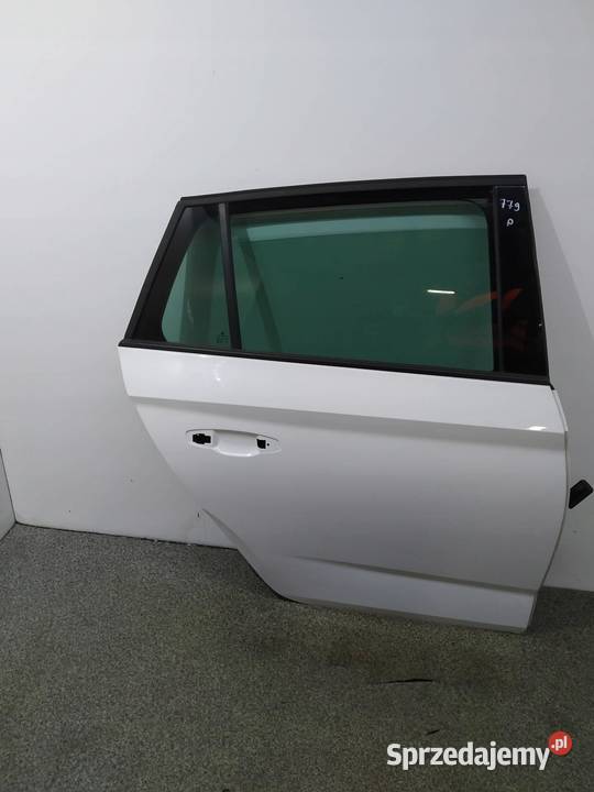 DRZWI PRAWE TYŁ BIAŁE Skoda Scala I 2019 sprzedam