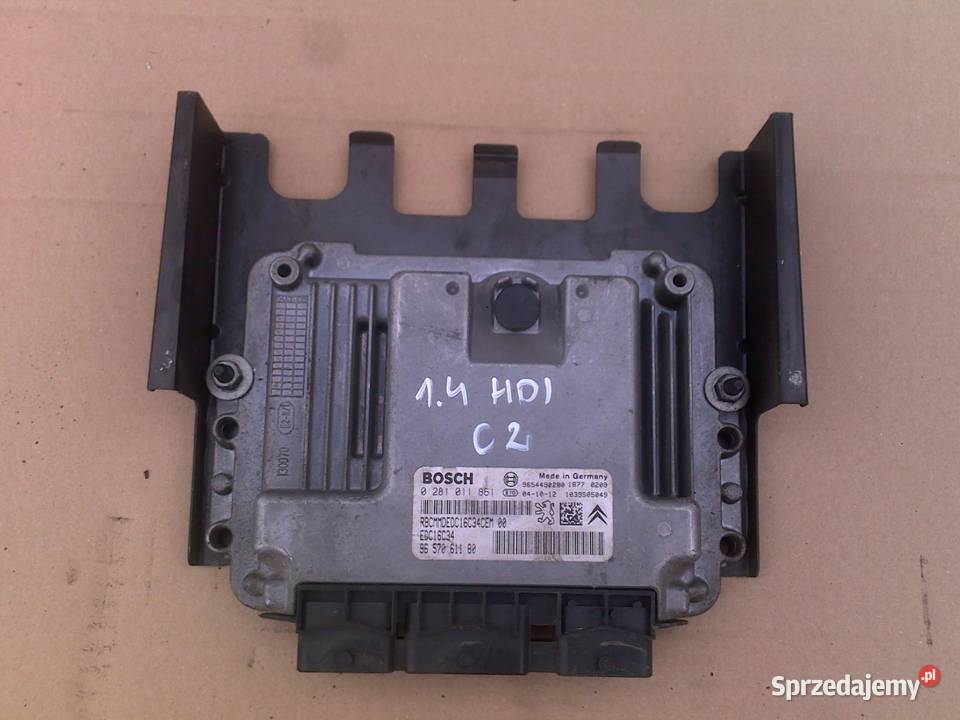 Komputer silnika 0281011861 9657061180 CITROEN zachodniopomorskie Dębno