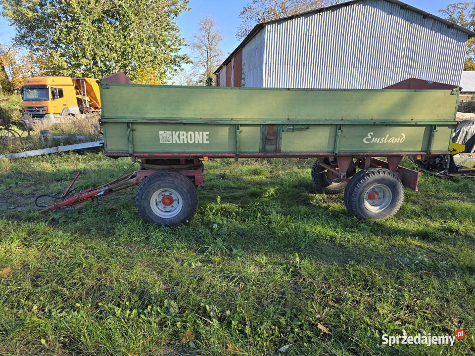 Przyczepa wywrotka KRONE 90 ZK ładowność 5700 nieuszkodzony Przyczepy rolnicze podlaskie sprzedam