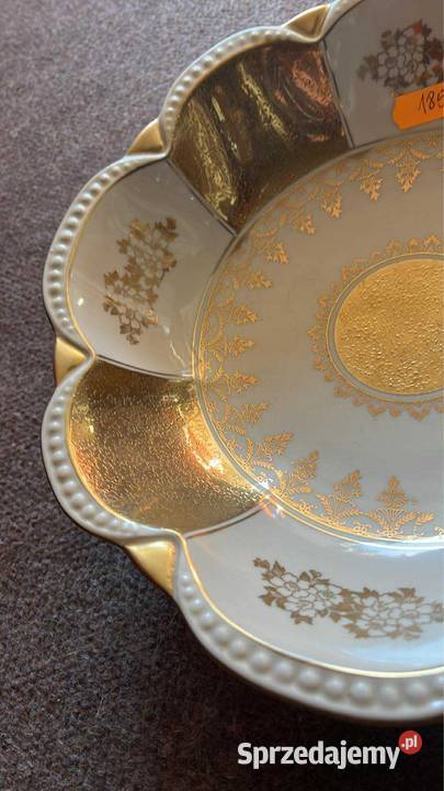 Patera Syg Oskar Schlegelmilch Ecru Ze złotem