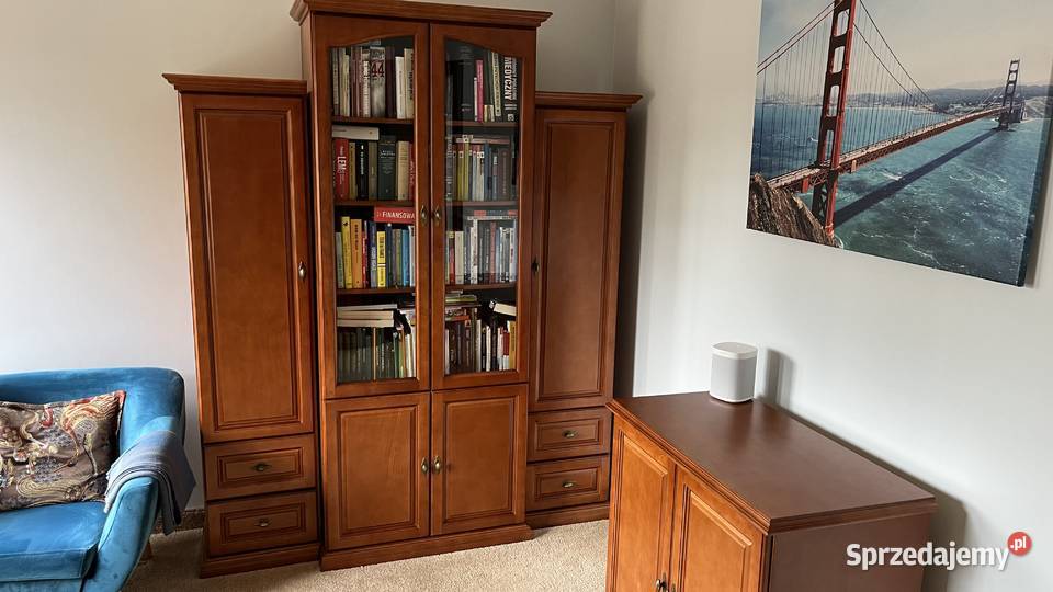 Witryna drewniana klasyczna Alborg Sośno dwie Warszawa