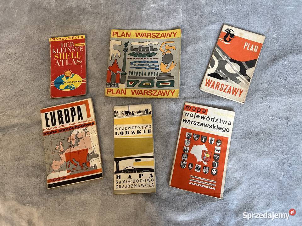 Mapy atlasy plany z PRL mapa atlas plan HIT Jasło