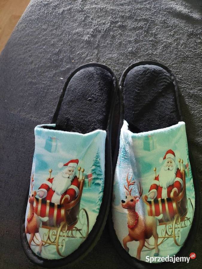 Ciapcie domowe z motywem świątecznym Piotrków Trybunalski sprzedam