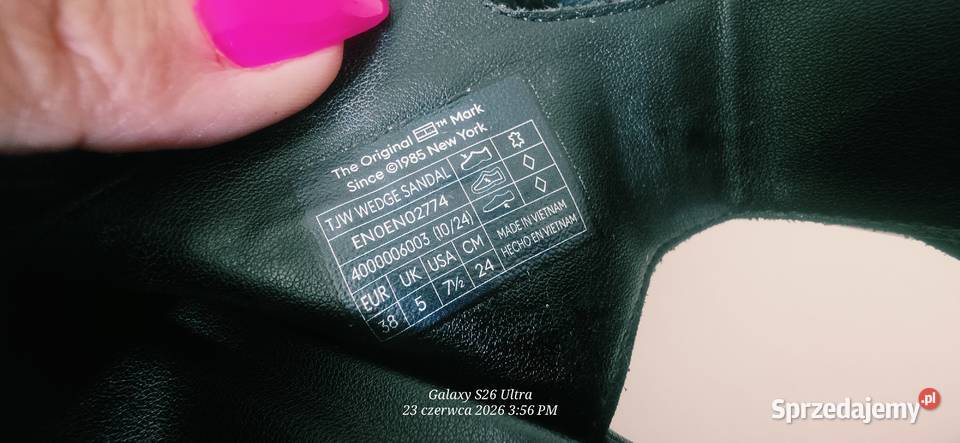 Skórzane sandały na platformie Tommy Jeans TJW Sandały i klapki Pabianice sprzedam