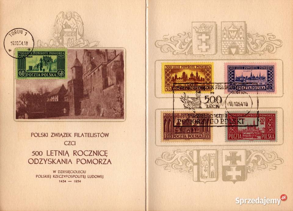 Polskie karnety znaczków pocztowych Konin