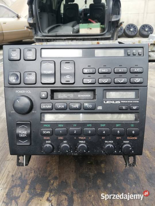radio panel klimatyzacji Lexus LS400 UCF10 94r Części śląskie Częstochowa