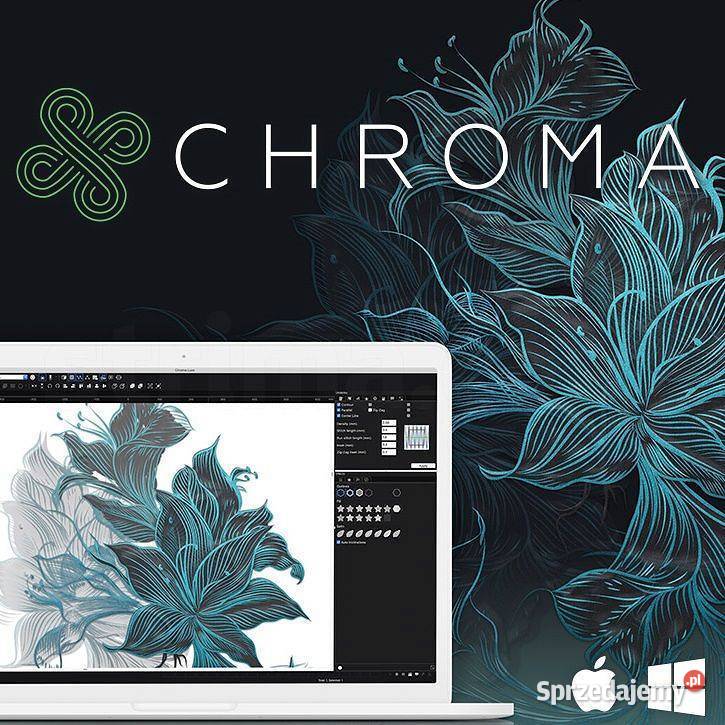 Program do tworzenia haftów CHROMA INSPIRE Produkcja Słowik