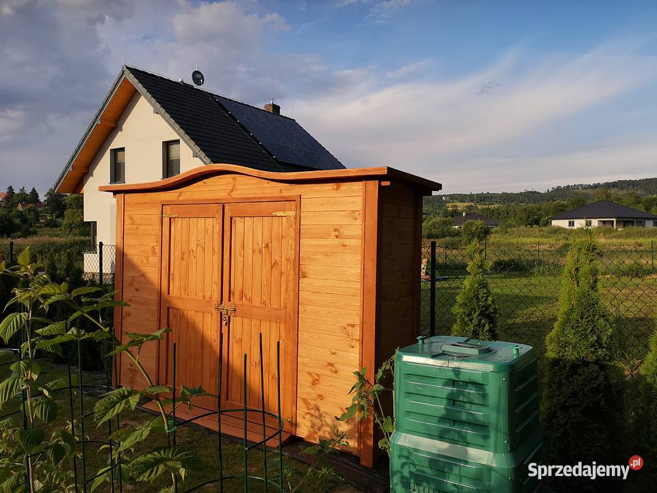 Domek narzędziowy 314 x 11m z dachem falowym Kalety