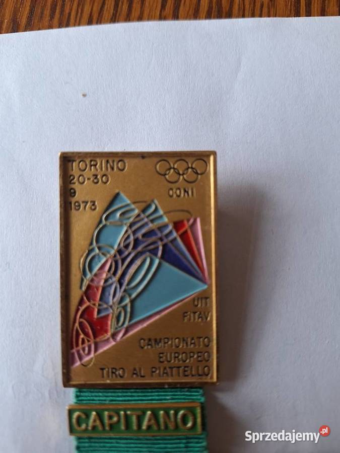 Przypinki z zawodów strzeleckich małopolskie Zakopane