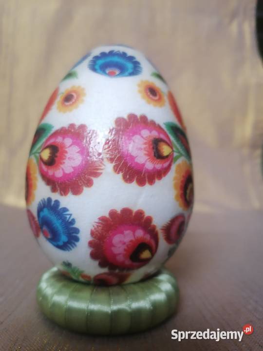 jajko pisanka jajo ozdoba stroik hand made Sierpc