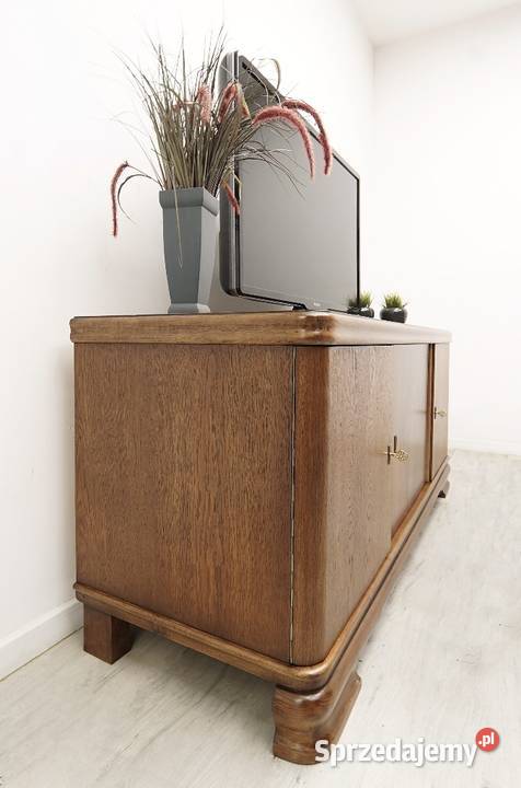 Antyczna komoda w stylu art deco lata 40te wielkopolskie Jerka