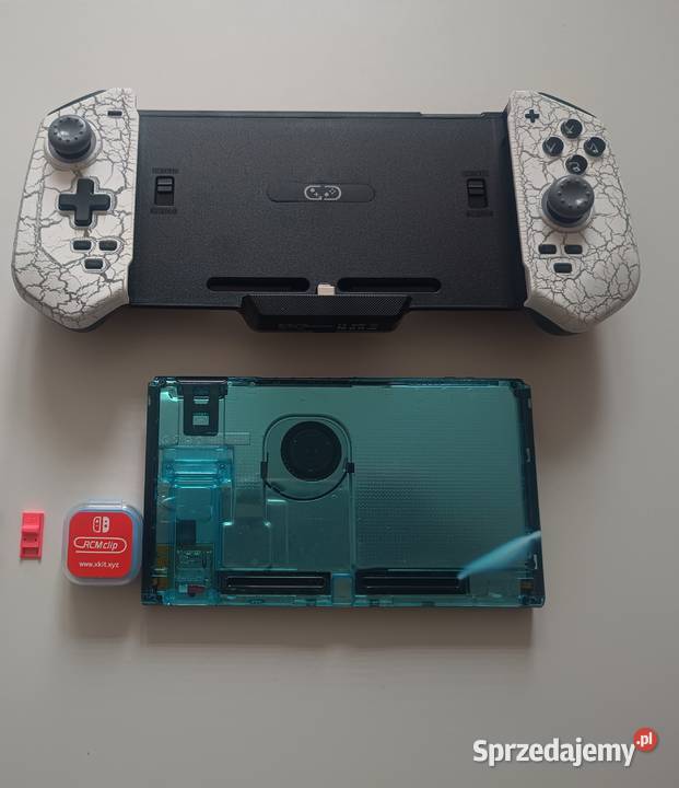 Nintendo Switch v1 Blue Transparent CFW Warszawa