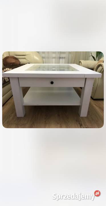 Meble Orient stolik i komodaszafka białe styl