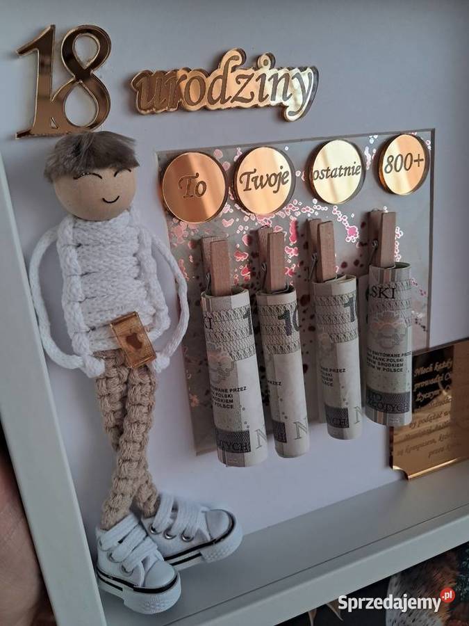 18 urodziny pamiątka ostatnie 800 Rękodzieło Siedlce