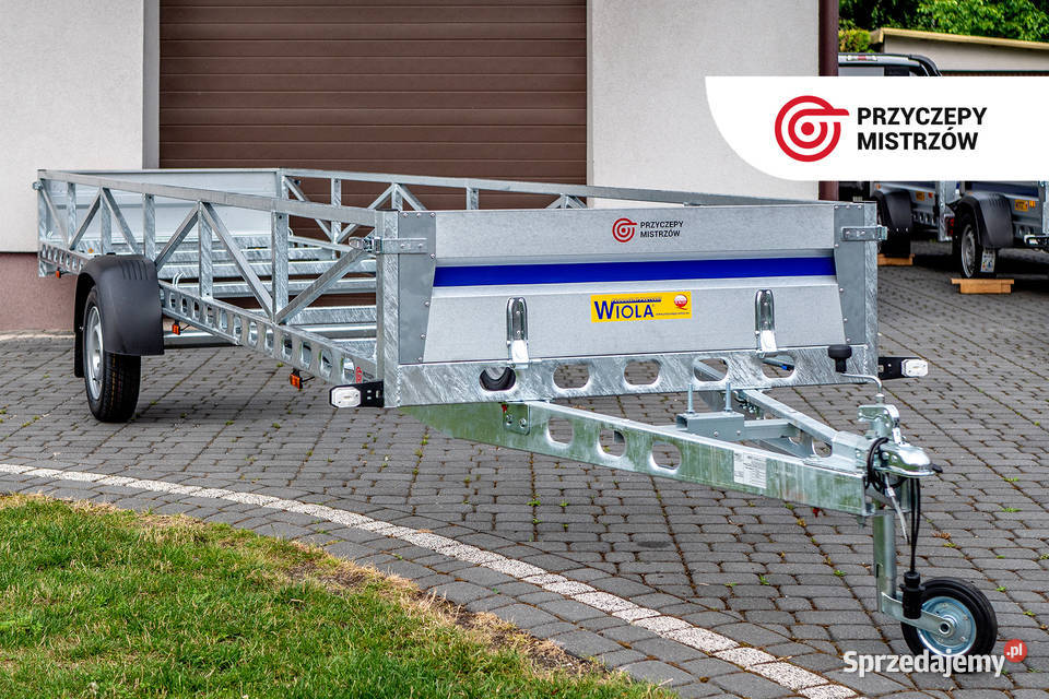 NOWA 2023 Mocna przyczepa Dłużyca ramowa WIOLA Wiola Pozostałe Dąbrowa Górnicza