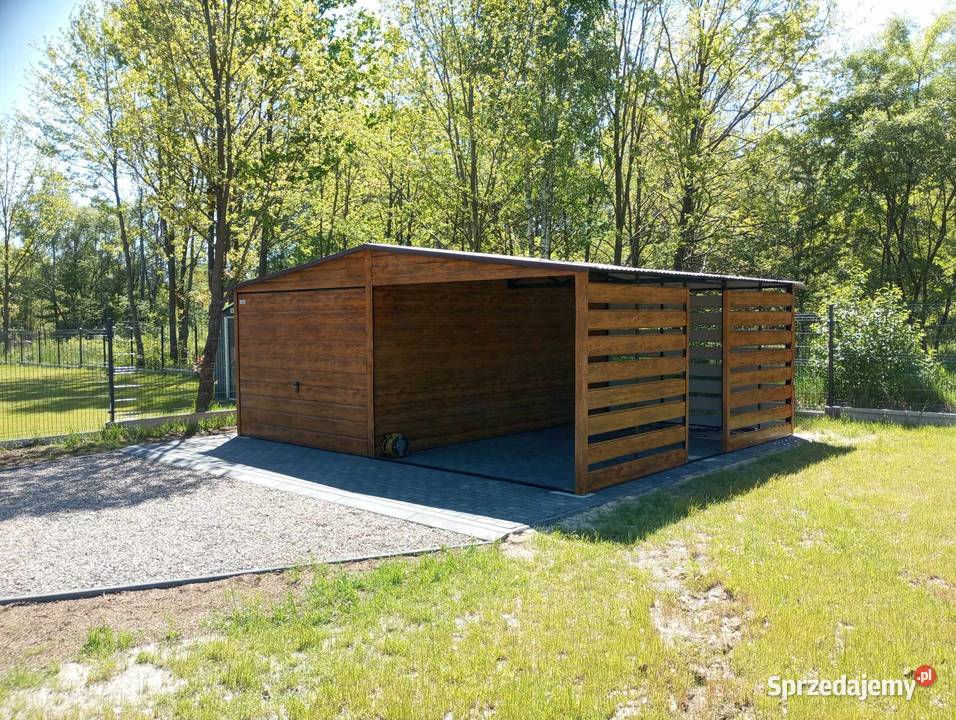 Garaż z wiatą 6x5 i inne wymiary Mielec