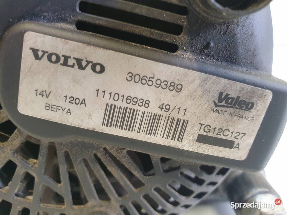 ALTERNATOR Volvo S40 II V50 16 D D2 30659389 osobowe Układ elektryczny silnika Chełm