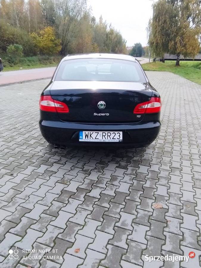 Sprzedam Skoda Superb 20 TDI 140 Nowy Rozrzad czarny mazowieckie Kozienice