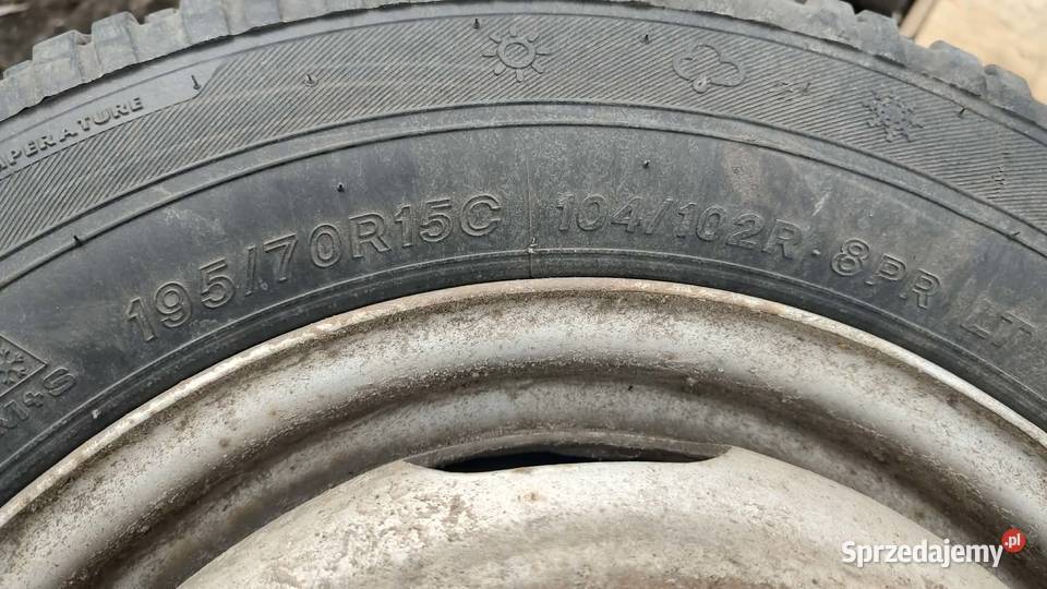 Koło felga opona 2024 Lassa Mercedes Sprinter wielkopolskie Książ Wielkopolski