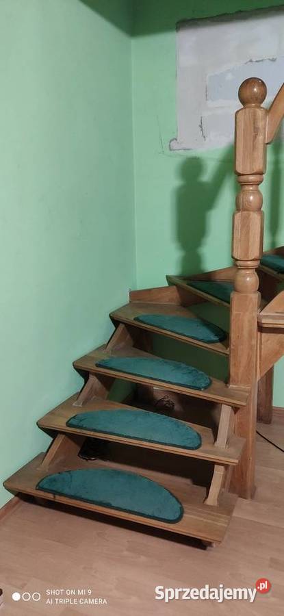 Schody dębowe zabiegowe lakierowane Podłogi i schody Pszczyna