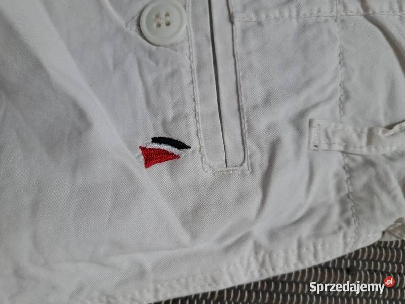 Białe szorty The Trend House stylowe i wygodne S Spodnie Trąbki Wielkie