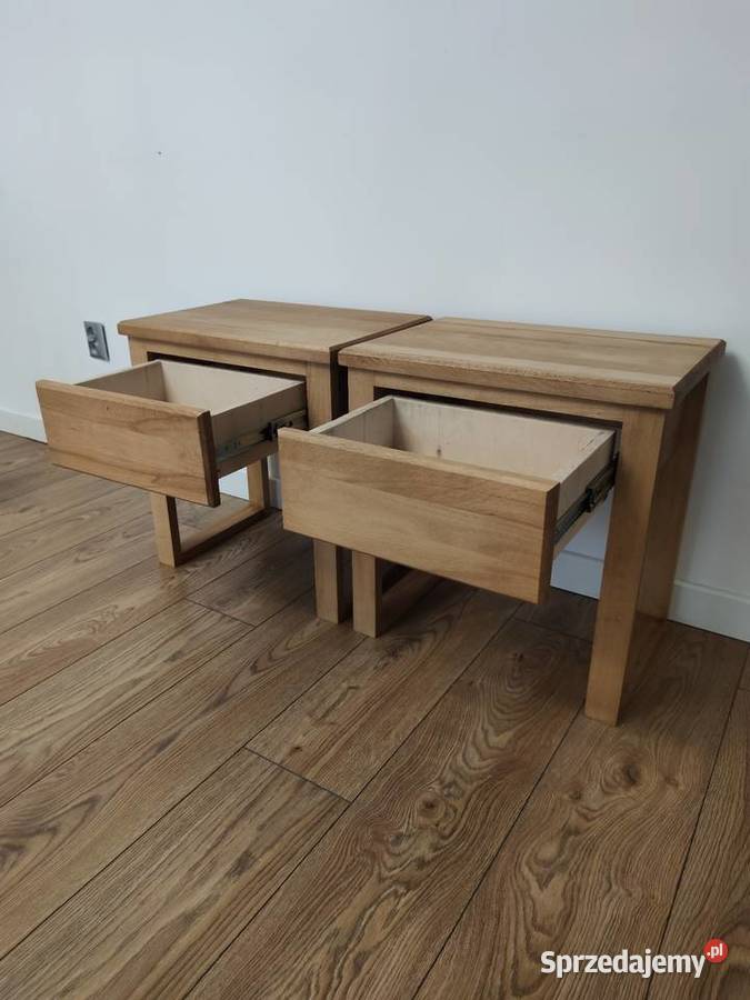 Szafki stoliki nocne lite drewno bukowe Zduńska Wola