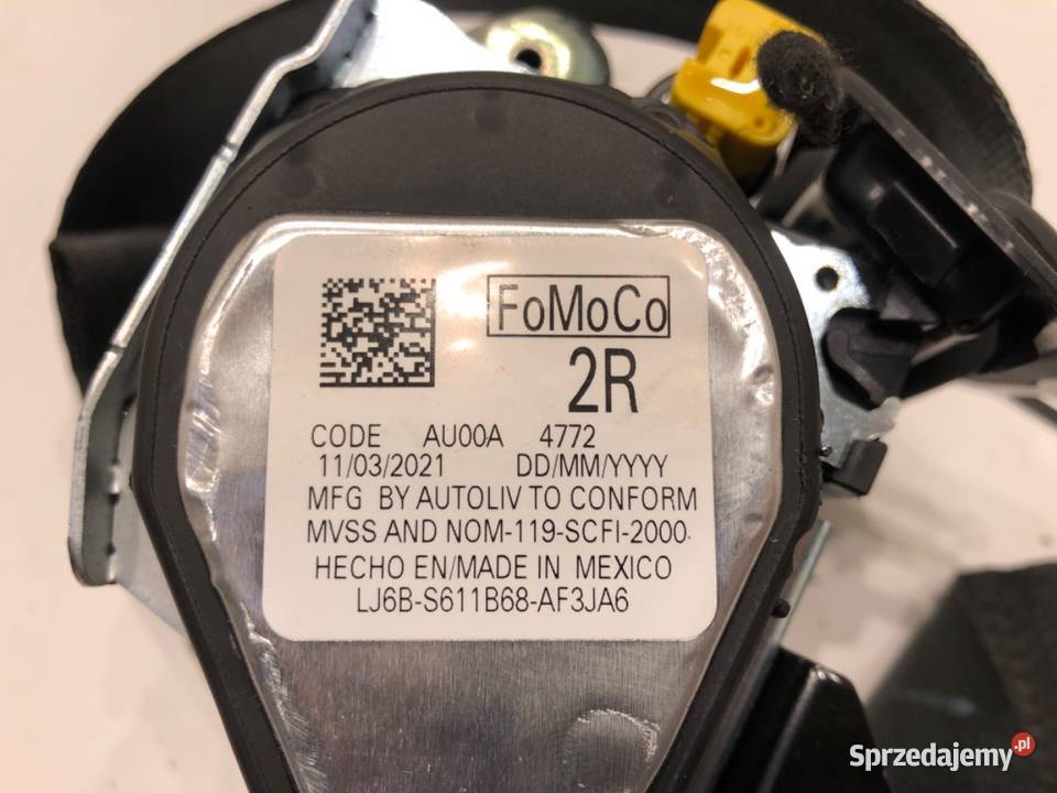 PAS BEZPIECZEŃSTWA PRAWY TYŁ FORD ESCAPE IV osobowe