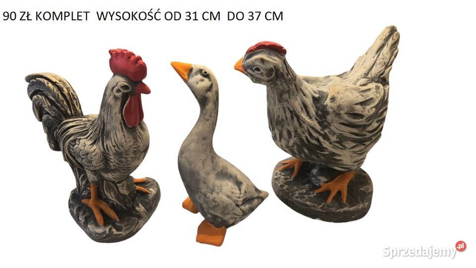 Mewa gipsowa ptaki gipsowe gąska papuga gołab Wyposażenie wnętrz