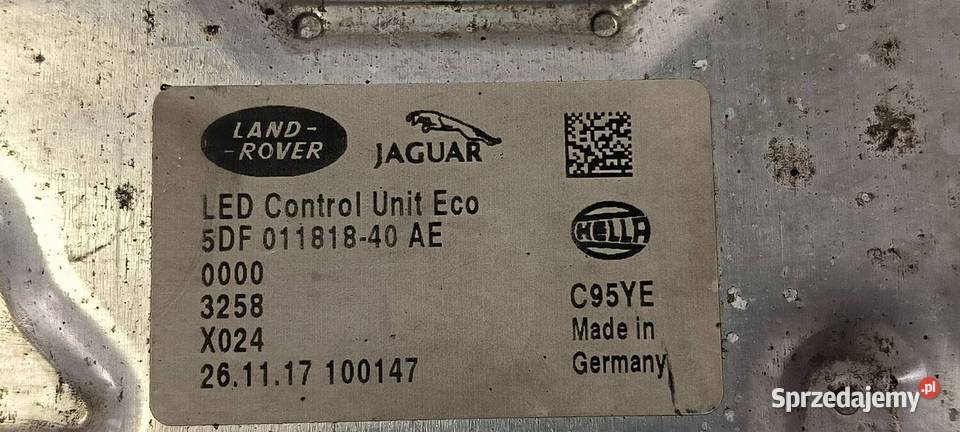 PRZETWORNICA JAGUAR XE X760 20 D 19597900AC sprzedam