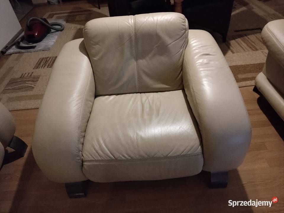 Sofa i dwa fotele etap meble bydgoskie skórzane Radom sprzedam