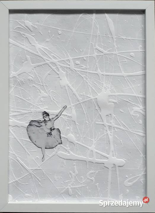 Baletnica kolaż oprawiony a4 Jelenia Góra
