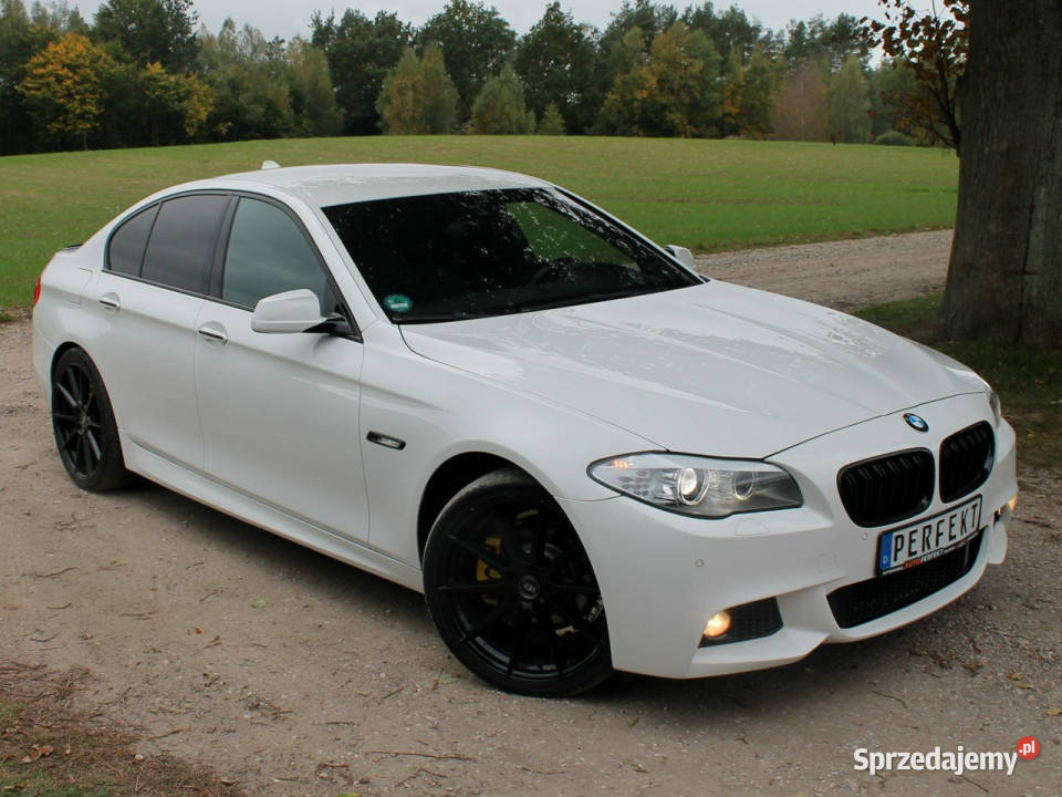 BMW 520 F10 M PAKIET 20 D 184 Automat CZYTA Znak przyciemniane szyby Zielenin
