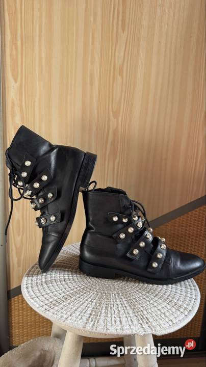 Skórzane buty Zara Rybnik