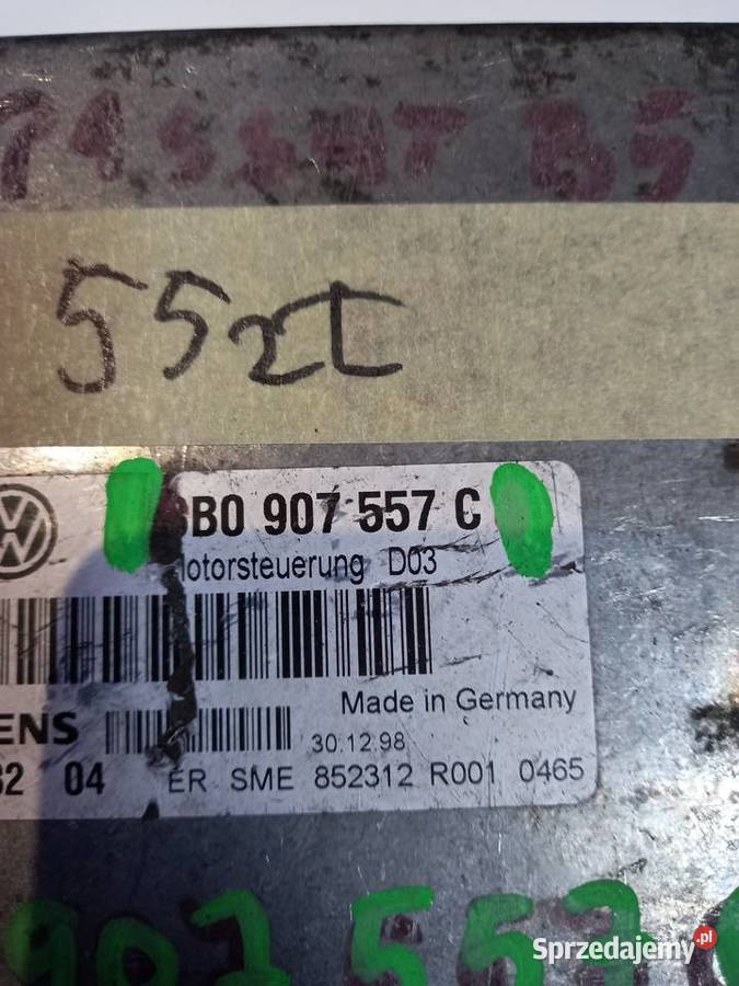Komputer VW 3B0907557C Margonin