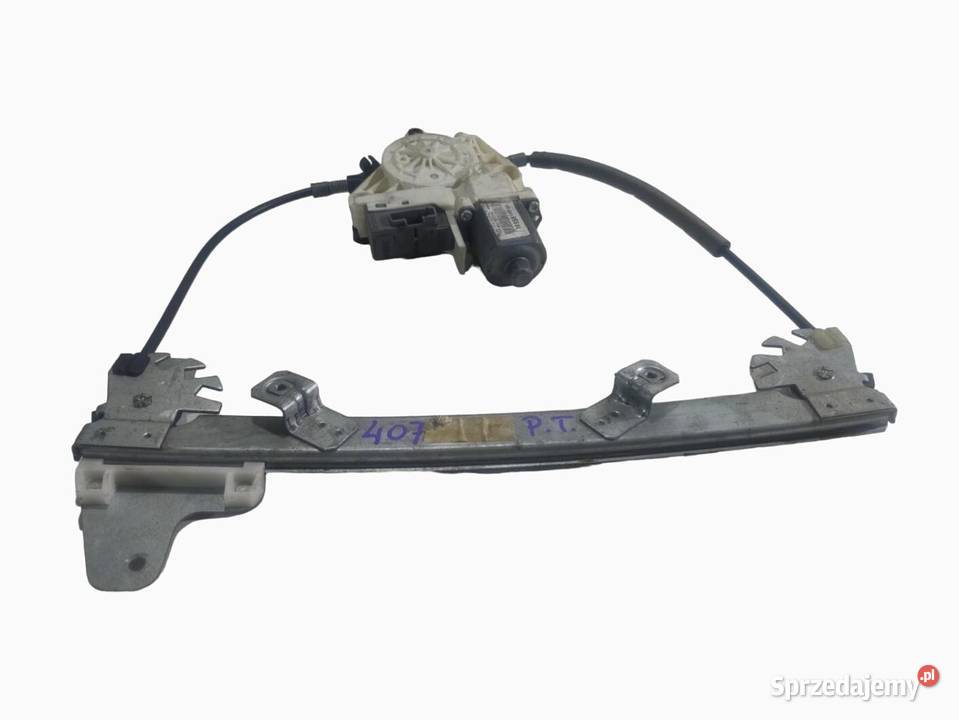 MECHANIZM PODNOŚNIK SZYBY PRAWY TYŁ PEUGEOT 407 wielkopolskie