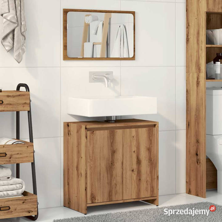 2częściowy zestaw mebli łazienkowych dąb artisan Warszawa