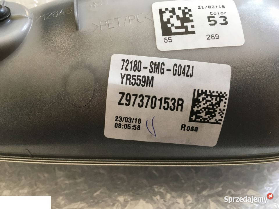 HONDA CIVIC UFO VIII 2007 KLAMKA LEWA EUROPA Kozubszczyzna