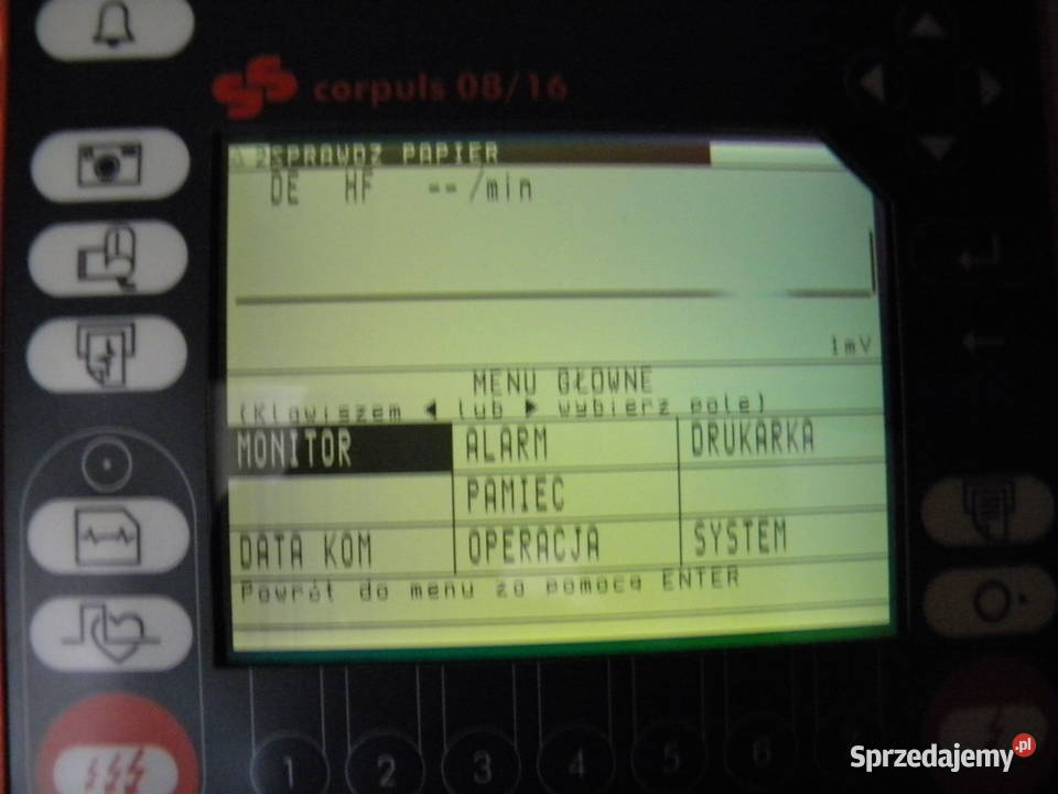 Defibrylator Corpuls 816 sprawny z paszportem Częstochowa