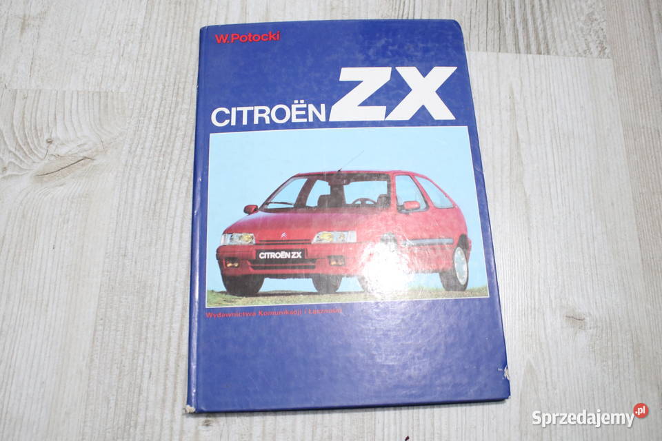 Książka W Potocki Citroen ZX Rok wydania 1994 Wrocław