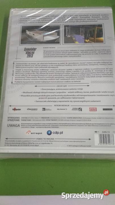 Gra PC Świat symulatorów Symulator stoczni 2013 napisy małopolskie Wieliczka