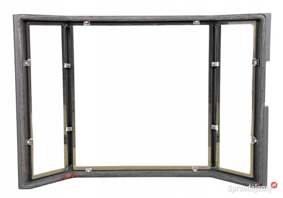 Przeróbka drzwiczek do kominka szkło gięte Piece i kominki małopolskie Skawina