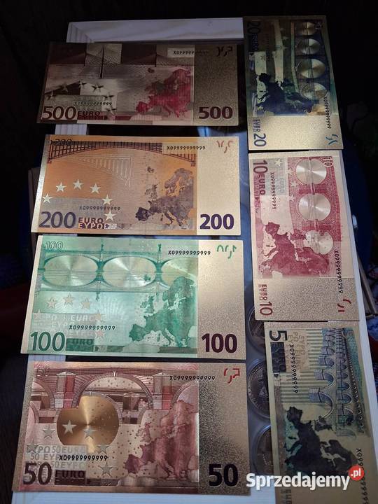 pieniądze banknoty kolekcjonerskie dolary euro Wałbrzych