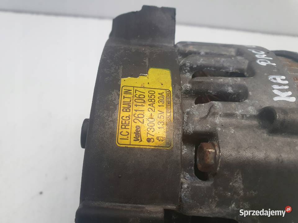 Hyundai i30 16 CRDI ALTERNATOR valeo 2611067 lubelskie Janów