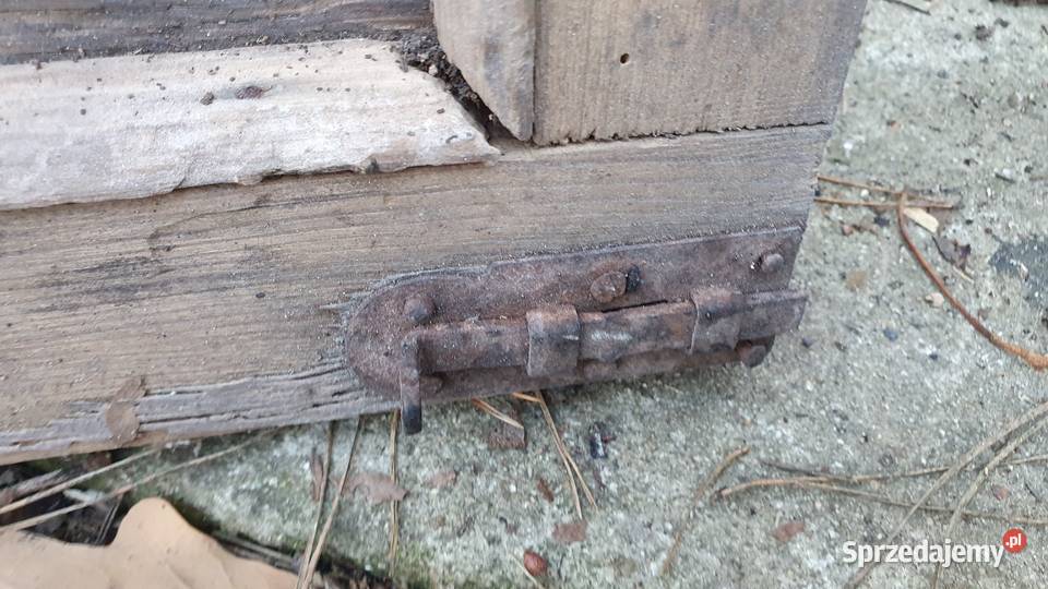 Drewniane drzwiczki z zasuwką do ula kurnika Warszawa